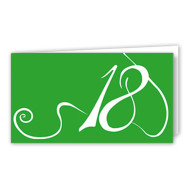 Biglietto bomboniera 18 ANNI 100pz