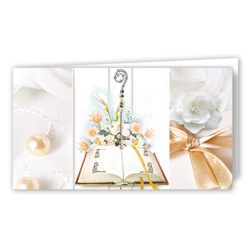 Biglietto bomboniera CRESIMA 100pz