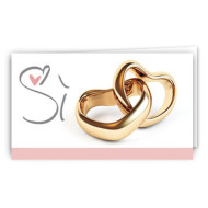 Biglietto bomboniera NOZZE 100pz