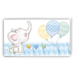 Biglietto bomboniera battesimo BIMBO 100pz