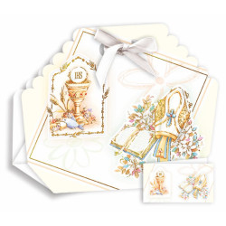 Portaconfetti COMUNIONE E CRESIMA stesso giorno 23pz Portaconfetti COMUNIONE E CRESIMA stesso giorno 23pz