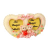 Cornice 2 foto 7x6 ORSETTI CON CUORE 