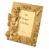 Cornice 9x13 portafoto glitter oro