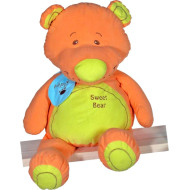 Orso pelouche gigante cm 60/90 arancione