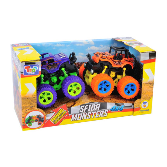 Set 2 monster truck 4x4 frizione