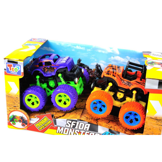 Set 2 monster truck 4x4 frizione