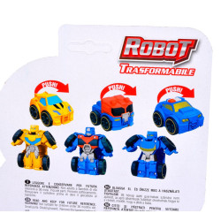 Robot Autobot Transformer Blu-giallo Robot Autobot Transformer Blu-giallo