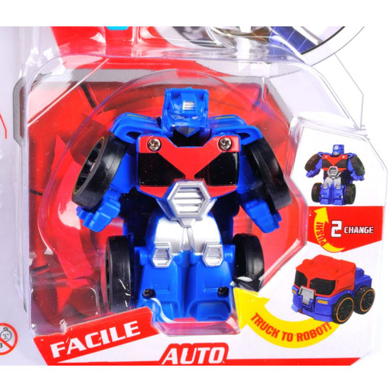 Robot Autobot Transformer Blu-rosso