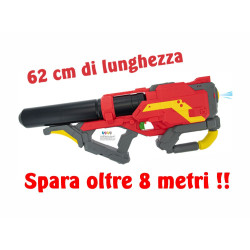 Fucile ad acqua 62cm ROSSO Fucile ad acqua 62cm ROSSO