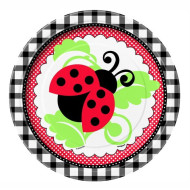 8 piatti COCCINELLE cm 17,8