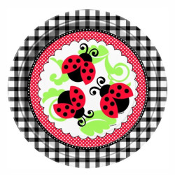 8 piatti COCCINELLE cm 23 8 piatti COCCINELLE cm 23