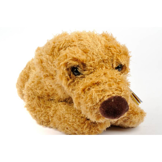 Cagnolino pelouche sdraiato cm 27