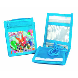 Mini borsellino portamonete AZZURRO Mini borsellino portamonete AZZURRO