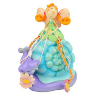 Salvadanaio FATINA AZZURRA 13cm