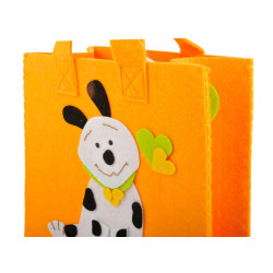 Borsetta in panno Cagnolino arancio PROMO