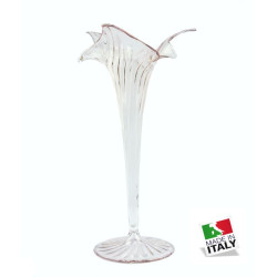 Vaso in CRISTALLO produzione atrigianale 21 CM Vaso in CRISTALLO produzione atrigianale 21 CM