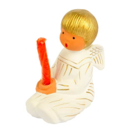 Angelo porta candela seduto cm 13