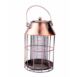 Mangiatoia per uccellini in metallo