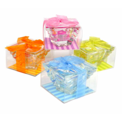 Set 4 porta candele in vetro Set 4 porta candele in vetro