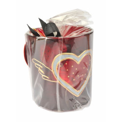 Porta tealight vetro NERO