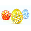 Uova in Cristallo Decorato 6pz – Gadget Decorativi Assortiti