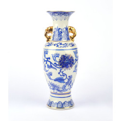 Vaso ceramica decorato 33 cm Vaso ceramica decorato 33 cm